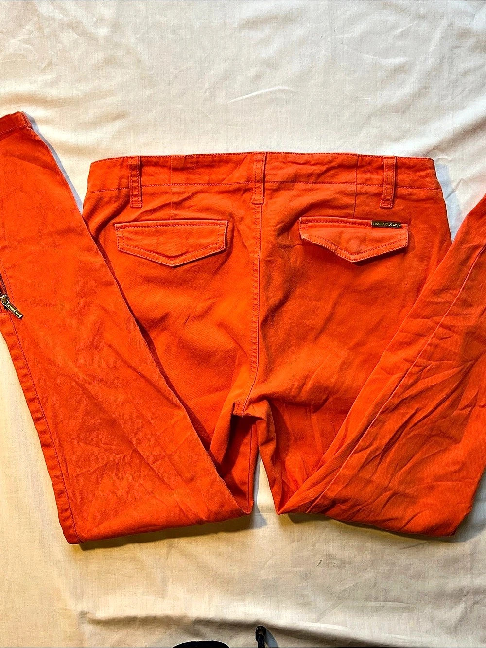 Michael Kors Orange Skinny Jeans Size 8 - Picture 6 of 8